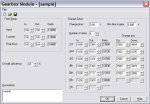 simulation gearbox properties