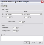 simulation tire or tyre properties